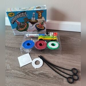 Crayola Colour Whirls Spinning Art Set - Blue, Red, Green